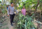Ketahanan Pangan Dimulai dari Lingkungan, Bhabinkamtibmas Sambangi Warga